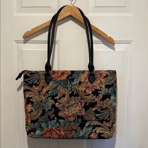 Coldwater Creek Tapestry Tote Bag